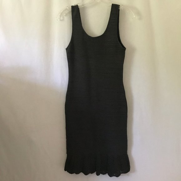 kd Dance Charcoal Gray Knit Dress - Picture 2 of 6